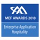 2018 MEF Awards - Enterprise Application Hospitality Logo